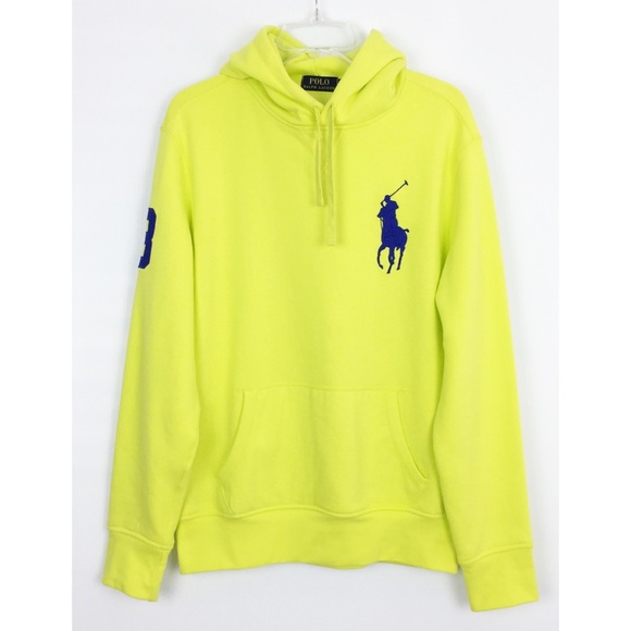 Polo Ralph Lauren Other - Ralph Lauren POLO big pony neon hoodie sweatshirt